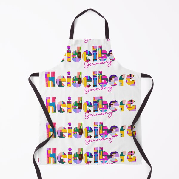 Item preview, Heidelberg, Germany, Vibrant Abstract City Typography Art designed and sold by Wanderful-roads.