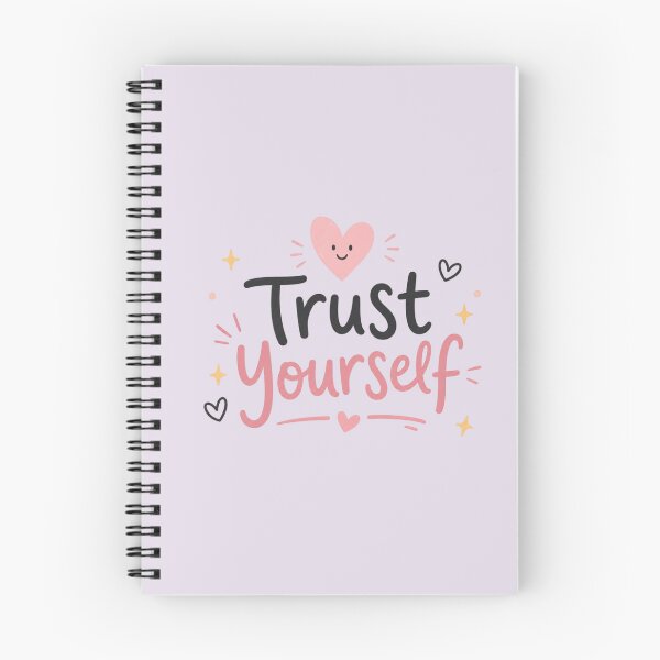 Item preview, Trust Yourself Cute Inspirational Quote Design | Kawaii Motivation Typography designed and sold by Sanika arts .