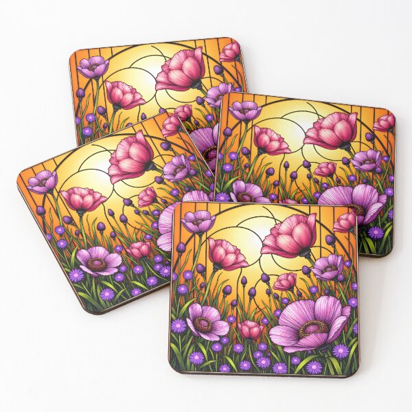 Artikelvorschau, Spitze und Mohnblumen entworfen und verkauft von KLERIKSTORE.