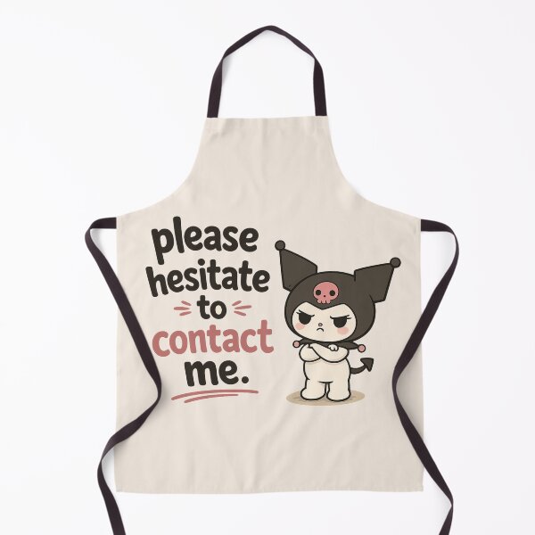 Item preview, Please Hesitate to Contact Me | Cute Attitude Character Funny Introvert Design designed and sold by alchemist1636 .