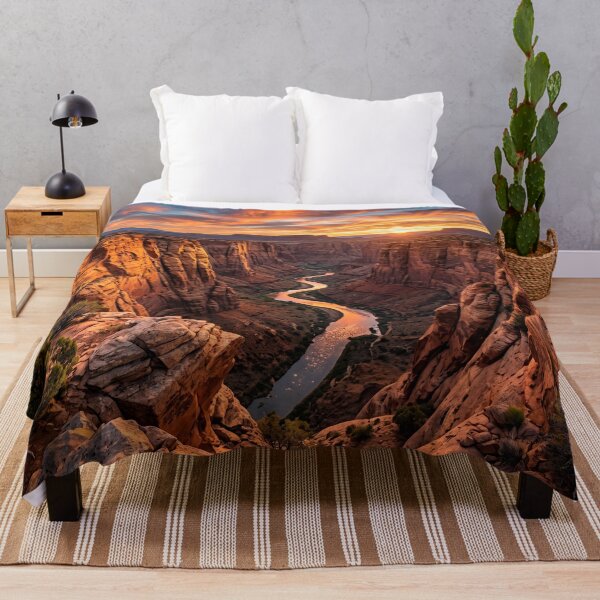 Item preview, Majestic Desert Canyon at Sunset – Epic Southwest Landscape designed and sold by Quiet life.