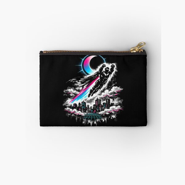 Item preview, Soaring Hero Synthwave Sumi-e Night designed and sold by KungPowUnicorn.
