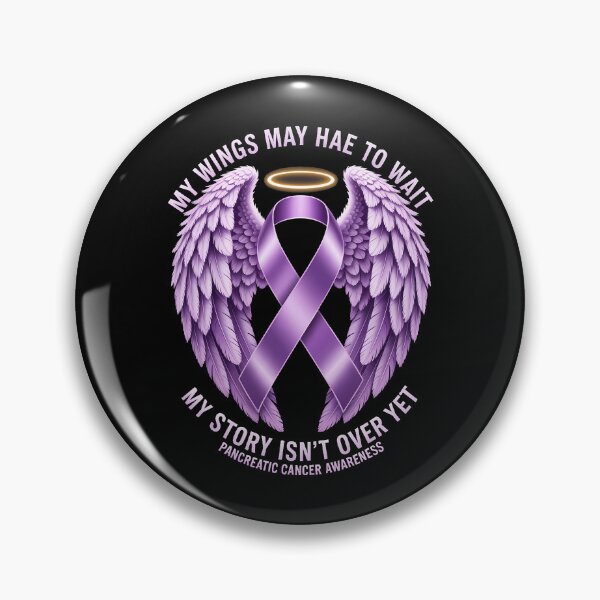 Item preview, Pancreatic Cancer Pancreatic Awareness Sublimation Purple Ribbon Cancer Support Graphics designed and sold by sailorjessiArt.