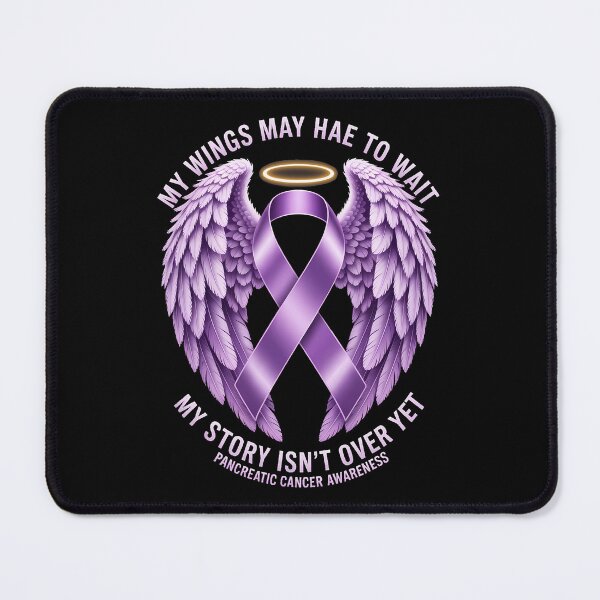 Item preview, Pancreatic Cancer Pancreatic Awareness Sublimation Purple Ribbon Cancer Support Graphics designed and sold by sailorjessiArt.