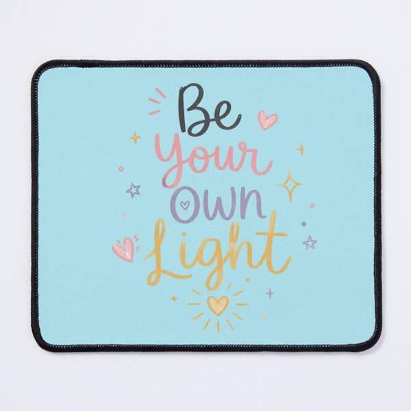 Item preview, Be Your Own Light Cute Motivational Quote Design | Positive Self Love Aesthetic Typography designed and sold by Sanika arts .