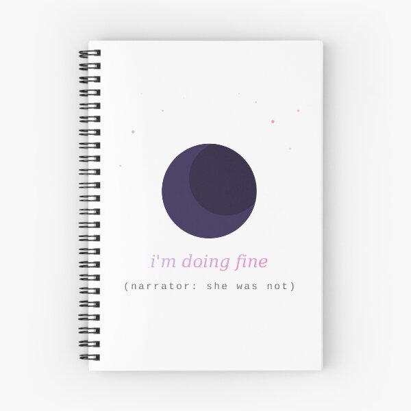 Item preview, I'm Doing Fine Narrator She Was Not Indie Sad Girl Aesthetic designed and sold by Surya-2003.