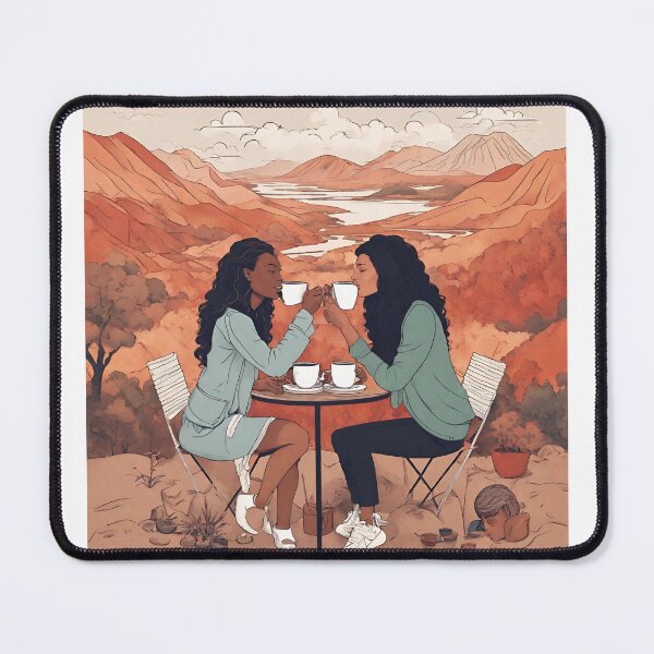Item preview, Cozy Couple Love Illustration Design designed and sold by MMV2612.