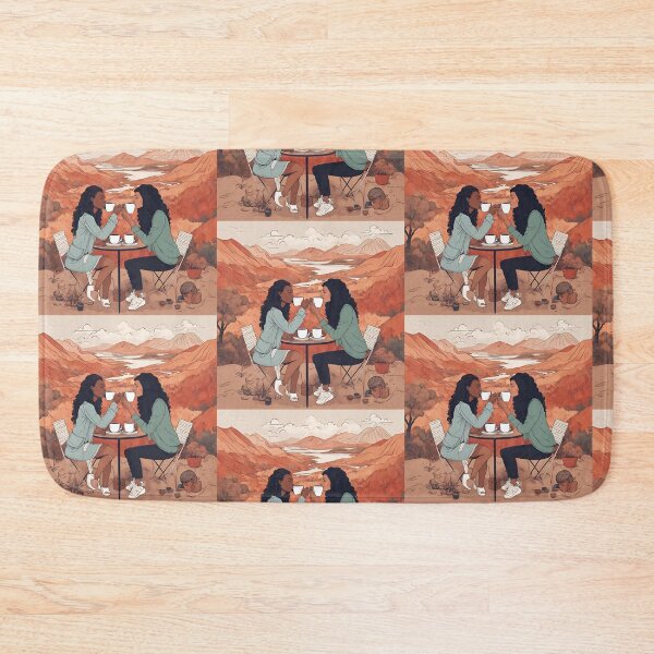 Item preview, Cozy Couple Love Illustration Design designed and sold by MMV2612.