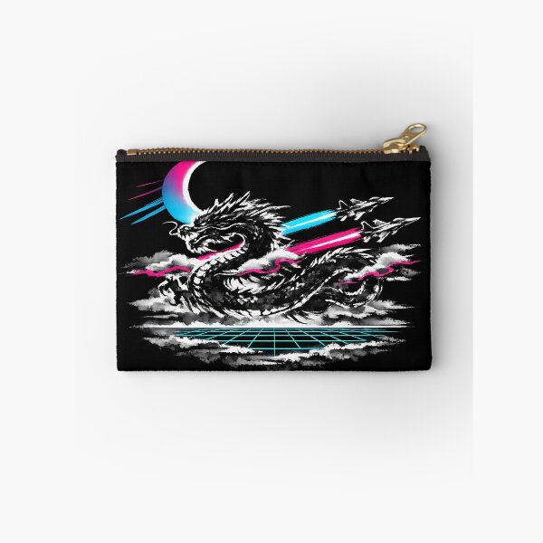 Item preview, Dragon and Jets Synthwave Sumi-e Sea designed and sold by KungPowUnicorn.