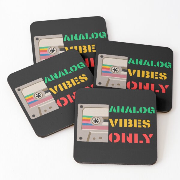 Item preview,  Analog Vibes Only Retro Cassette Tape Vintry Off designed and sold by VintryOff.