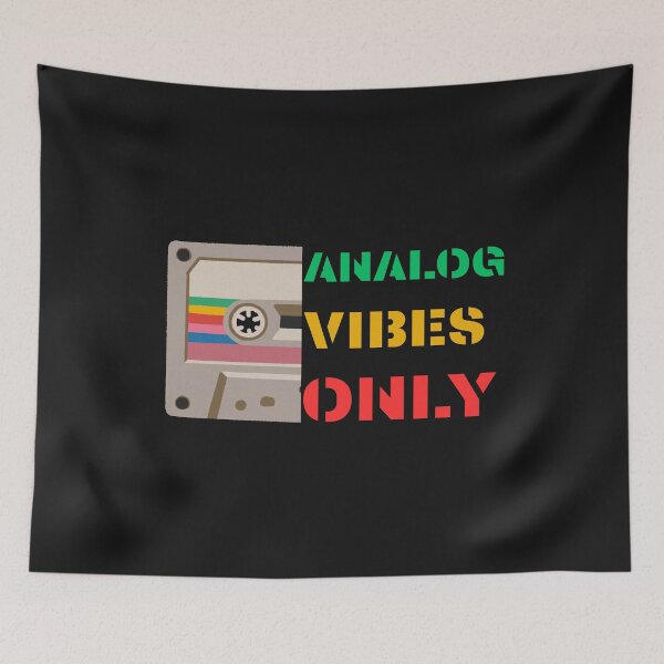 Item preview,  Analog Vibes Only Retro Cassette Tape Vintry Off designed and sold by VintryOff.