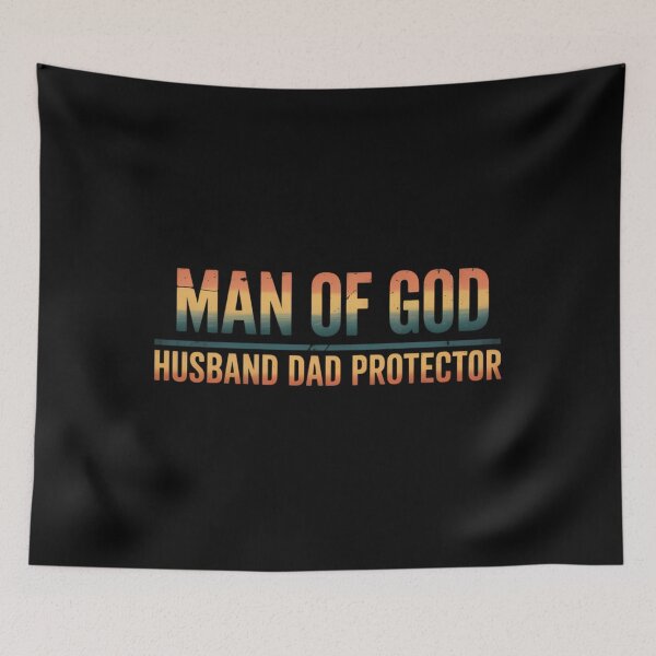 Item preview, Man of God Husband Dad Protector Christian Dad Father's Day designed and sold by sailorjessiArt.