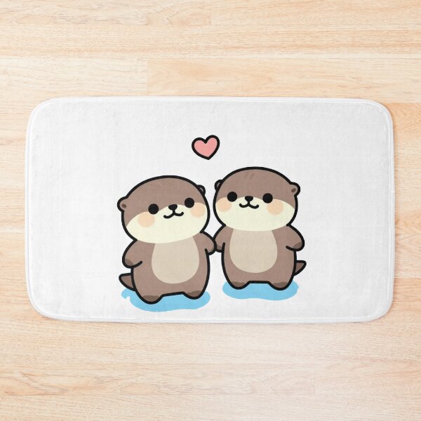 Item preview, Otter Holding Hands Sticker designed and sold by Mystic & Celestial Art.