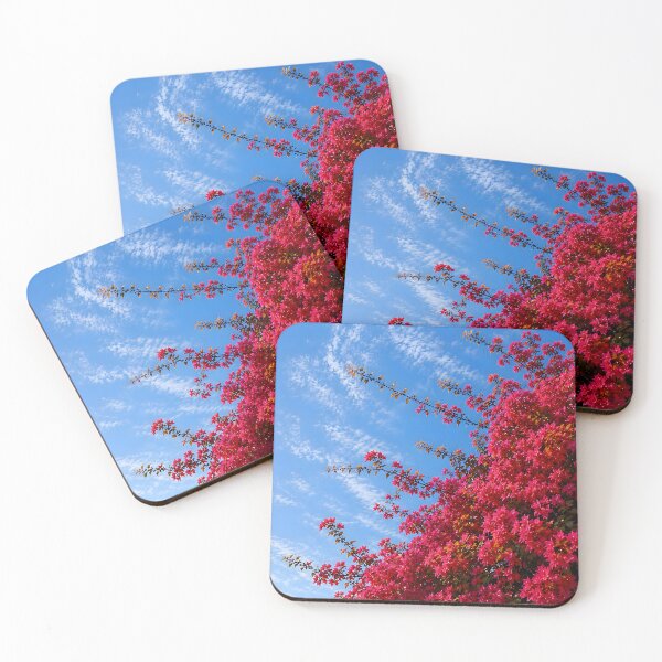 Item preview, Pink Blossom Sky Aesthetic | Floral Nature Art | Vibrant Spring Flowers designed and sold by Vexora Prints.