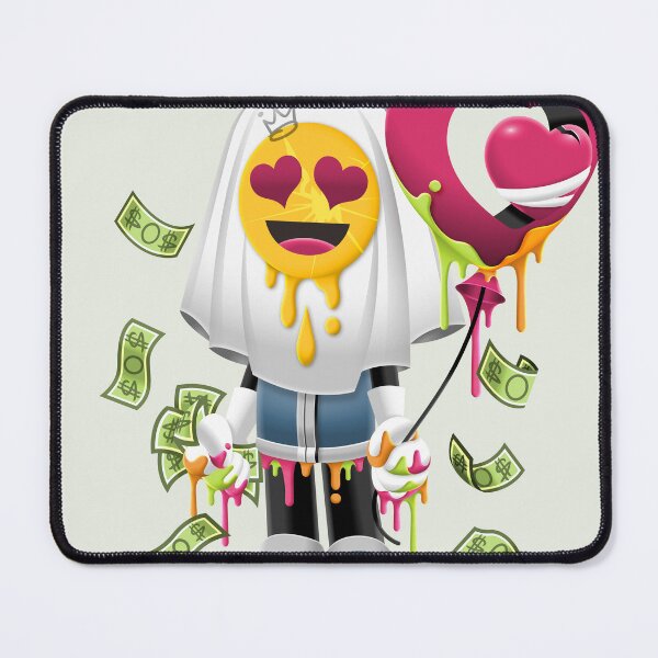Item preview, Ghost Character Holding Heart Balloon And Cash designed and sold by Lexkon Liu's art.