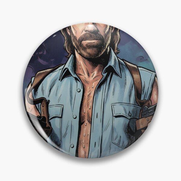 Item preview, ​Chuck Norris Dual Uzi Action Hero Comic designed and sold by PowerArtUa.