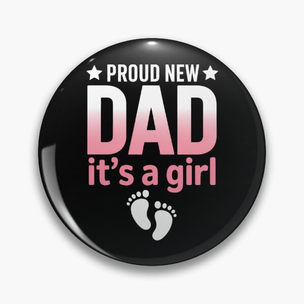 Item preview, Mens Proud New Dad Its A Girl Baby Gender Reveal Pink Fathers Day designed and sold by sailorjessiArt.