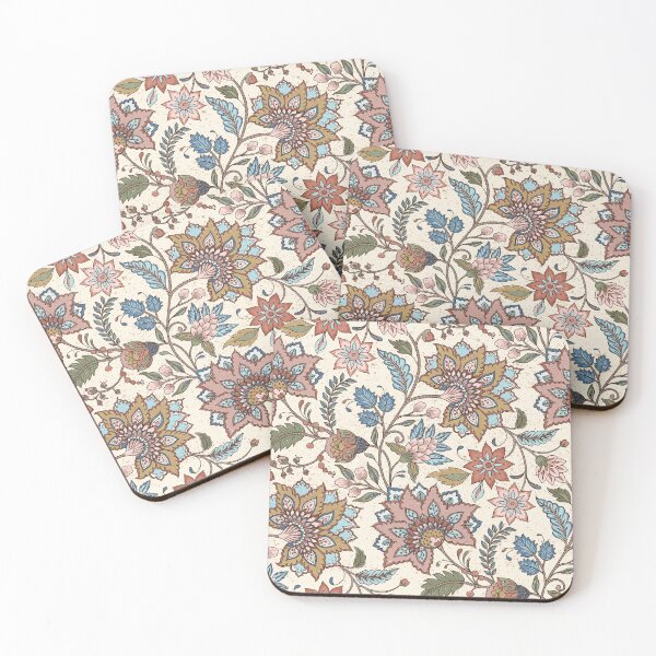 Item preview, Vintage Indian Chintz Floral Pattern | Cottagecore Botanical Design designed and sold by avani_gadhia.art.