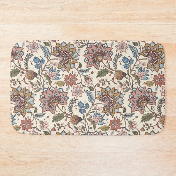 Item preview, Vintage Indian Chintz Floral Pattern | Cottagecore Botanical Design designed and sold by avani_gadhia.art.