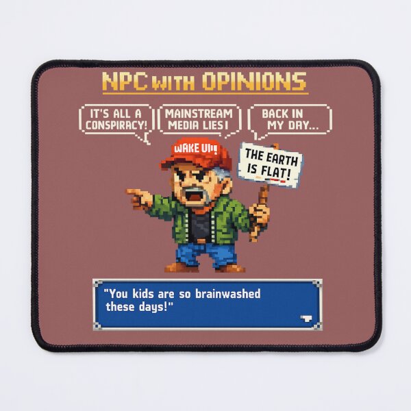Item preview, "NPC With Opinions" designed and sold by PeterPunkt.