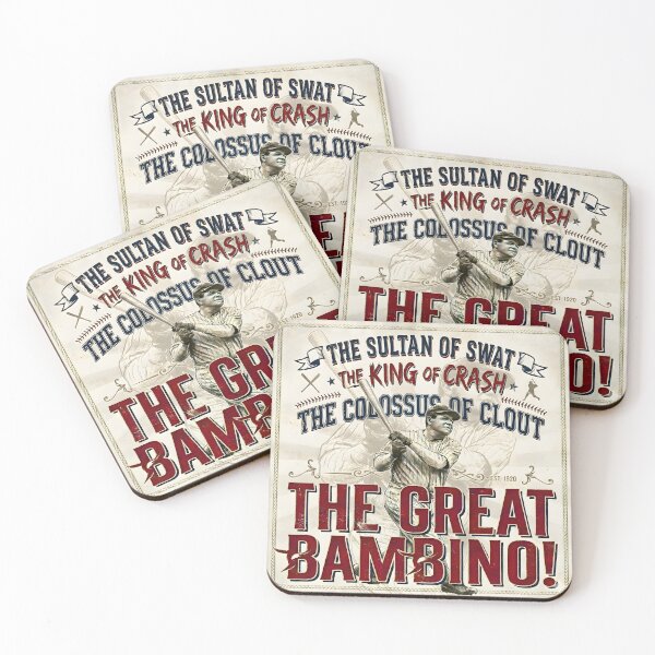 Item preview, The Great Bambino | Sultan of Swat | King of Crash | Vintage Baseball Legend Art designed and sold by RockyLambda.
