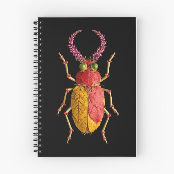 Item preview, Botanical Autumn Beetle Leaf Insect designed and sold by capricedefille.