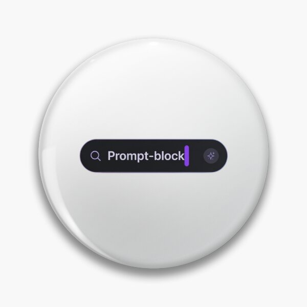 Item preview, Funny AI Prompt Block Tech Humor Writer Laptop Sticker designed and sold by Brightberry Studio.