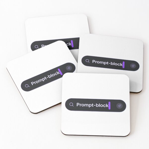 Item preview, Funny AI Prompt Block Tech Humor Writer Laptop Sticker designed and sold by Brightberry Studio.