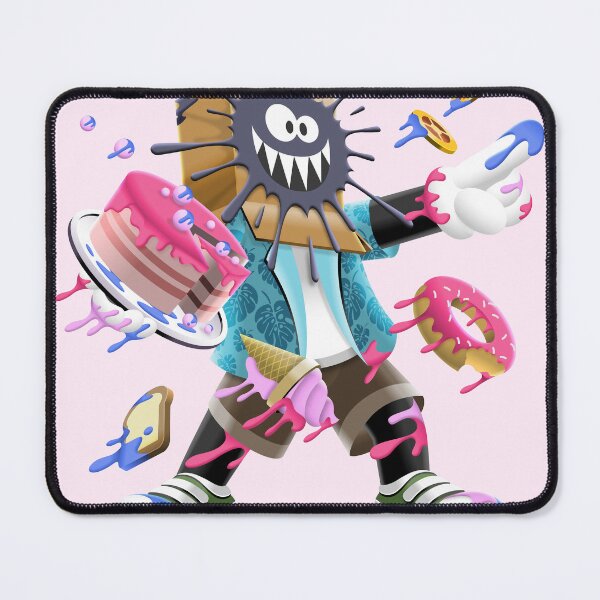 Item preview, Funny Cartoon Character Holding Cake And Desserts designed and sold by Lexkon Liu's art.