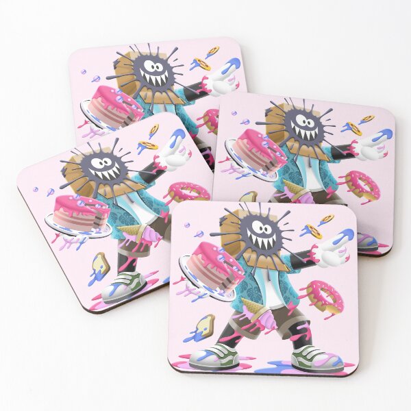 Item preview, Funny Cartoon Character Holding Cake And Desserts designed and sold by Lexkon Liu's art.