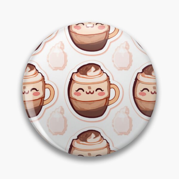 Item preview, Cute Coffee Sticker Pack | Cappuccino Latte Espresso Iced Coffee Aesthetic | Cozy Café Drink Stickers for Coffee Lovers designed and sold by StickGen.