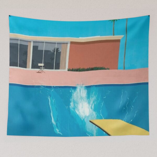 Item preview, Poster A Bigger Splash Painting designed and sold by nicholaswaldrop.