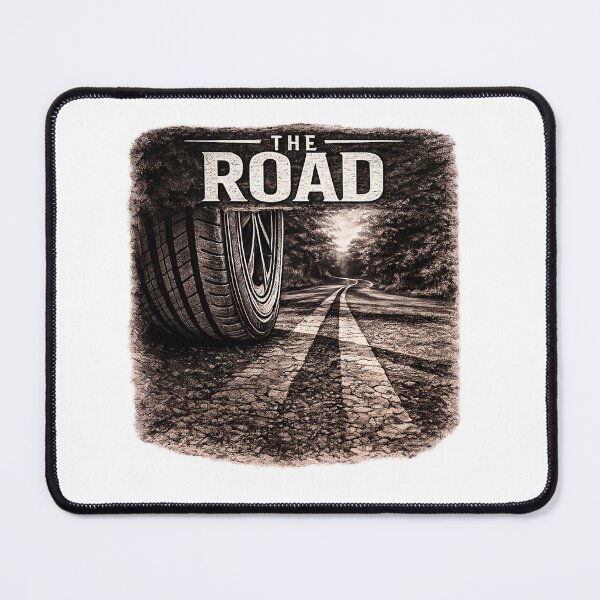 Item preview, THE ROAD – Vintage Tire Journey Graphic Tee designed and sold by Lifehackerplus1.