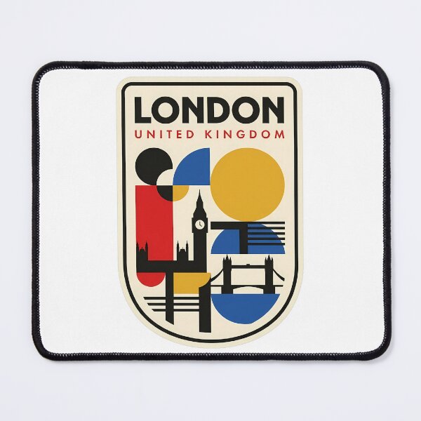 Item preview, Mid Century Modern London UK City Skyline designed and sold by k3rstman1.