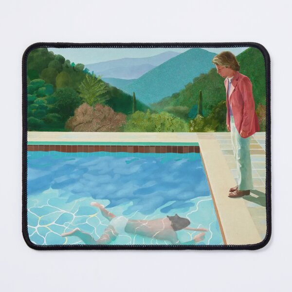 Item preview, Poster Swim Under Pool Painting designed and sold by nicholaswaldrop.