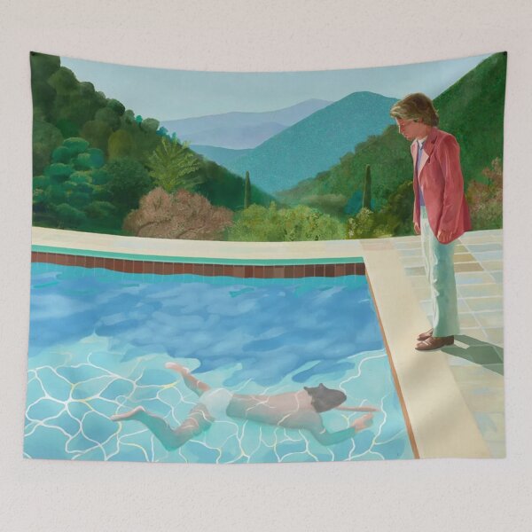 Item preview,  Poster Swim Under Pool Painting designed and sold by nicholaswaldrop.