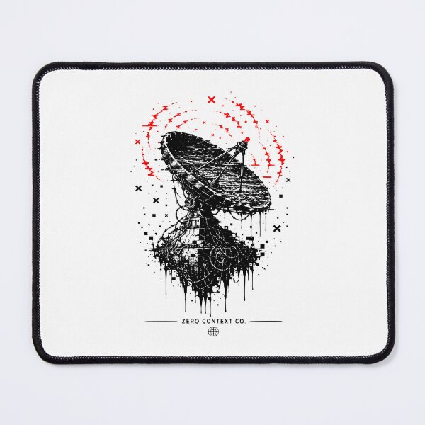 Item preview, Last Signal – Glitch Satellite Dish Digital Decay Streetwear Graphic designed and sold by ZeroContextCo.