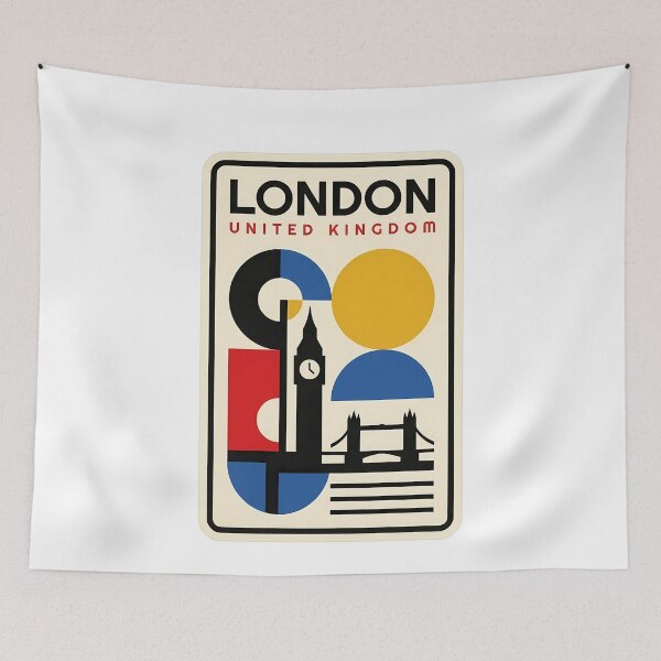 Item preview, Minimalist London United Kingdom Big Ben Skyline designed and sold by k3rstman1.
