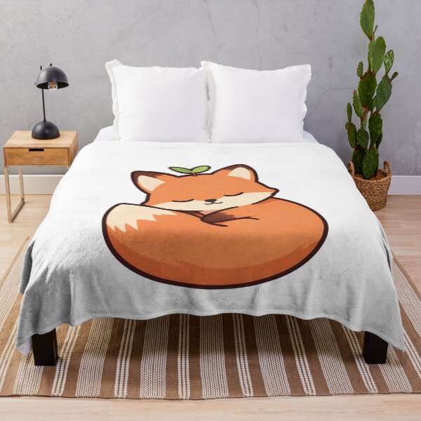Item preview, Sleepy Fox Sticker designed and sold by bandarartisan.