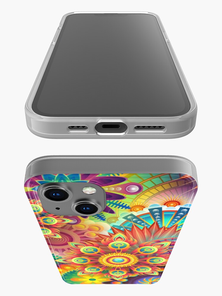 Alternate view of Colorful Abstract iPhone Case