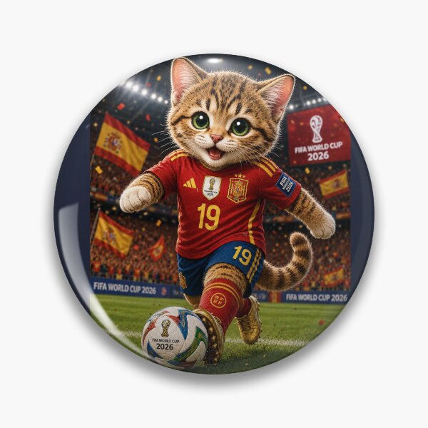 Item preview, cat playing soccer wearing a Lamine Yamal jersey designed and sold by PasoaPaso2025.