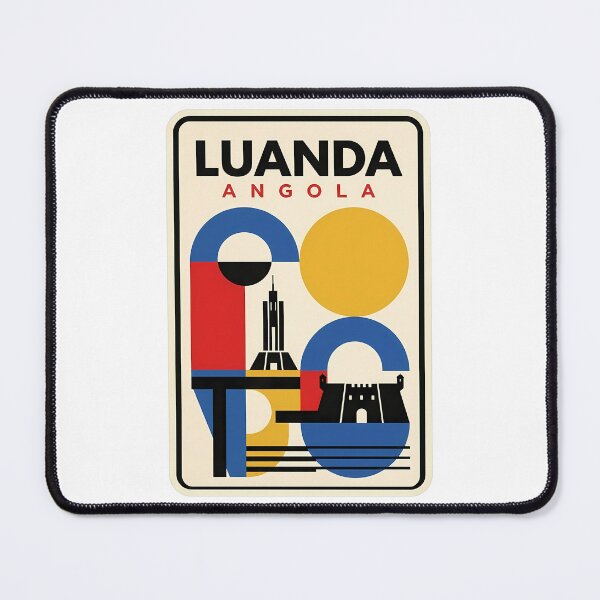 Item preview, Luanda Angola Retro Geometric Cityscape Landmarks designed and sold by k3rstman1.
