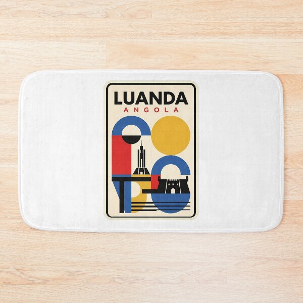 Item preview, Luanda Angola Retro Geometric Cityscape Landmarks designed and sold by k3rstman1.