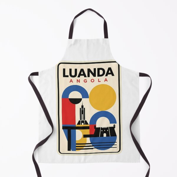 Item preview, Luanda Angola Retro Geometric Cityscape Landmarks designed and sold by k3rstman1.