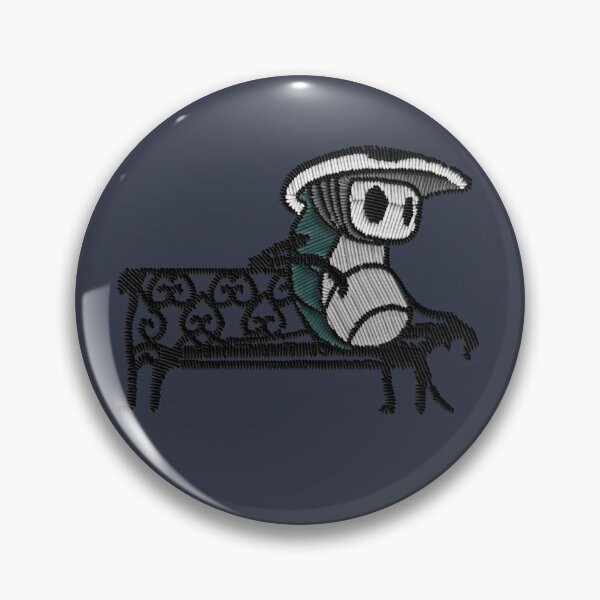Item preview, Hollow Knight Quirrel Bench Embroidery Patch | Stitched Hallownest Adventure Design designed and sold by · GAMING SOUL ·.