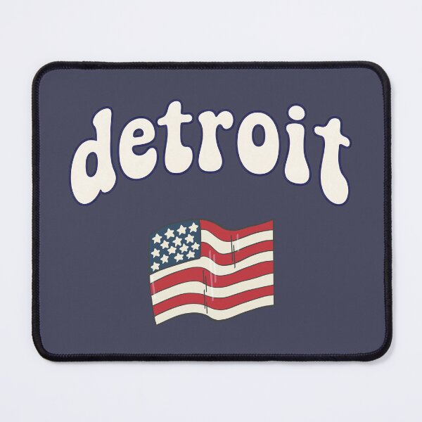 Item preview, Detroit Michigan Cute Pastel Skyline designed and sold by HowToCanadian.