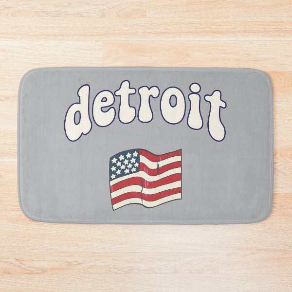 Item preview, Detroit Michigan Cute Pastel Skyline designed and sold by HowToCanadian.
