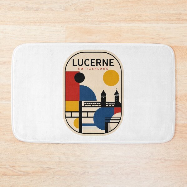 Item preview, Lucerne Switzerland Bauhaus Style Chapel Bridge designed and sold by k3rstman1.