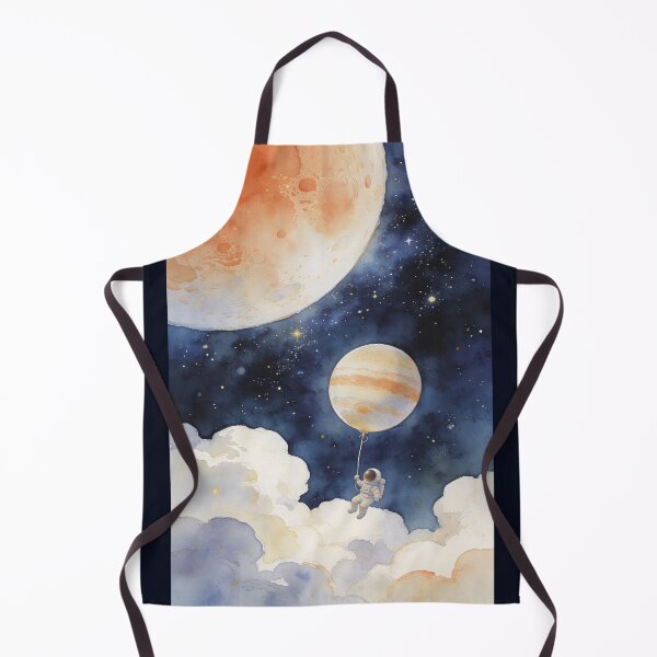 Item preview, astronaut gently floating above soft fluffy clouds designed and sold by KiraChie.