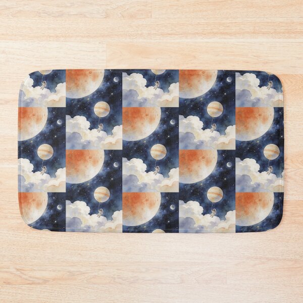 Item preview, astronaut gently floating above soft fluffy clouds designed and sold by KiraChie.